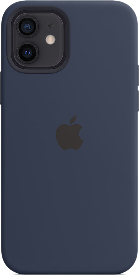 Чехол Silicone Case magsafe качество Lux для iPhone 12/12 Pro темно-синий в Тюмени